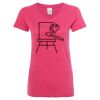 Women’s Glitter V-Neck T-Shirt Thumbnail