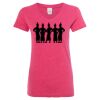 Women’s Glitter V-Neck T-Shirt Thumbnail