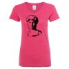 Women’s Glitter V-Neck T-Shirt Thumbnail