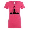 Women’s Glitter V-Neck T-Shirt Thumbnail