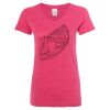 Women’s Glitter V-Neck T-Shirt Thumbnail