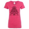 Women’s Glitter V-Neck T-Shirt Thumbnail