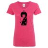 Women’s Glitter V-Neck T-Shirt Thumbnail