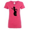 Women’s Glitter V-Neck T-Shirt Thumbnail