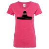 Women’s Glitter V-Neck T-Shirt Thumbnail