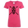 Women’s Glitter V-Neck T-Shirt Thumbnail