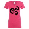 Women’s Glitter V-Neck T-Shirt Thumbnail