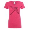 Women’s Glitter V-Neck T-Shirt Thumbnail