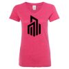 Women’s Glitter V-Neck T-Shirt Thumbnail
