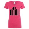 Women’s Glitter V-Neck T-Shirt Thumbnail