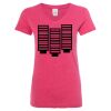 Women’s Glitter V-Neck T-Shirt Thumbnail
