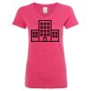 Women’s Glitter V-Neck T-Shirt Thumbnail