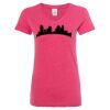 Women’s Glitter V-Neck T-Shirt Thumbnail