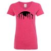 Women’s Glitter V-Neck T-Shirt Thumbnail