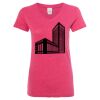 Women’s Glitter V-Neck T-Shirt Thumbnail
