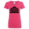 Women’s Glitter V-Neck T-Shirt Thumbnail