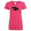 Women’s Glitter V-Neck T-Shirt Thumbnail