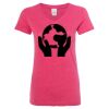 Women’s Glitter V-Neck T-Shirt Thumbnail