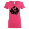 Women’s Glitter V-Neck T-Shirt Thumbnail