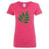 Women’s Glitter V-Neck T-Shirt Thumbnail