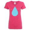 Women’s Glitter V-Neck T-Shirt Thumbnail