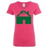 Women’s Glitter V-Neck T-Shirt Thumbnail