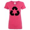 Women’s Glitter V-Neck T-Shirt Thumbnail