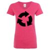 Women’s Glitter V-Neck T-Shirt Thumbnail