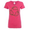 Women’s Glitter V-Neck T-Shirt Thumbnail