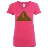 Women’s Glitter V-Neck T-Shirt Thumbnail