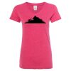 Women’s Glitter V-Neck T-Shirt Thumbnail
