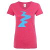 Women’s Glitter V-Neck T-Shirt Thumbnail