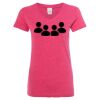 Women’s Glitter V-Neck T-Shirt Thumbnail