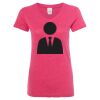 Women’s Glitter V-Neck T-Shirt Thumbnail