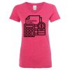 Women’s Glitter V-Neck T-Shirt Thumbnail