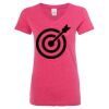 Women’s Glitter V-Neck T-Shirt Thumbnail