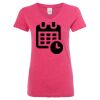 Women’s Glitter V-Neck T-Shirt Thumbnail