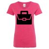 Women’s Glitter V-Neck T-Shirt Thumbnail