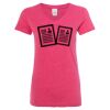Women’s Glitter V-Neck T-Shirt Thumbnail
