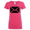 Women’s Glitter V-Neck T-Shirt Thumbnail