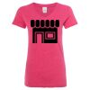 Women’s Glitter V-Neck T-Shirt Thumbnail