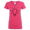 Women’s Glitter V-Neck T-Shirt Thumbnail