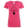 Women’s Glitter V-Neck T-Shirt Thumbnail