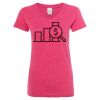 Women’s Glitter V-Neck T-Shirt Thumbnail