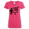 Women’s Glitter V-Neck T-Shirt Thumbnail