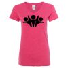 Women’s Glitter V-Neck T-Shirt Thumbnail