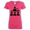 Women’s Glitter V-Neck T-Shirt Thumbnail