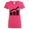 Women’s Glitter V-Neck T-Shirt Thumbnail
