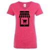 Women’s Glitter V-Neck T-Shirt Thumbnail