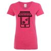 Women’s Glitter V-Neck T-Shirt Thumbnail